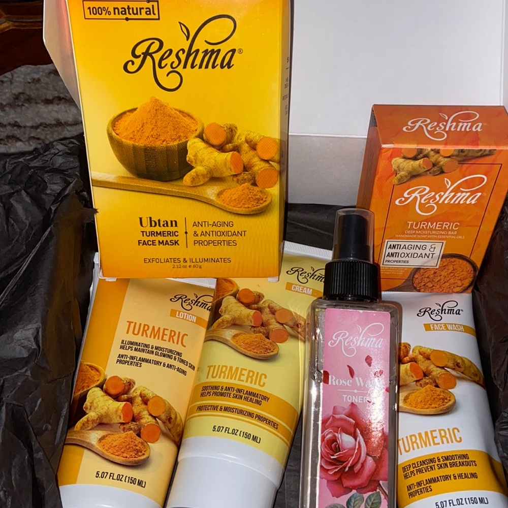 Reshma Turmeric Skin Set with FREE rose water toner